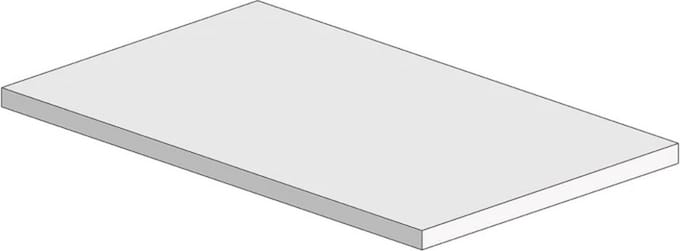 Anita-Topplaat - 60 cm - Wit Lak
