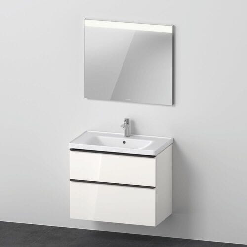 Duravit D-Neo furniture set with square mirror 80 cm DE011302222