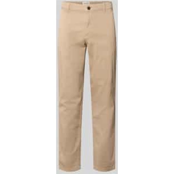 straight fit chino met steekzakken model 'Vance'