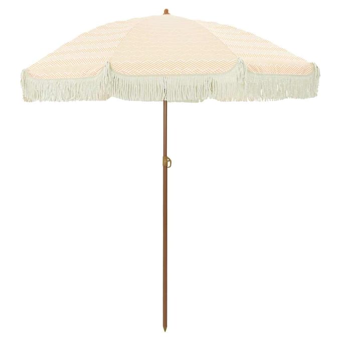 vidaXL - Strandparasol - 160 - x - 160 - x - 196 - cm - Polyester - en - Staal - Rond