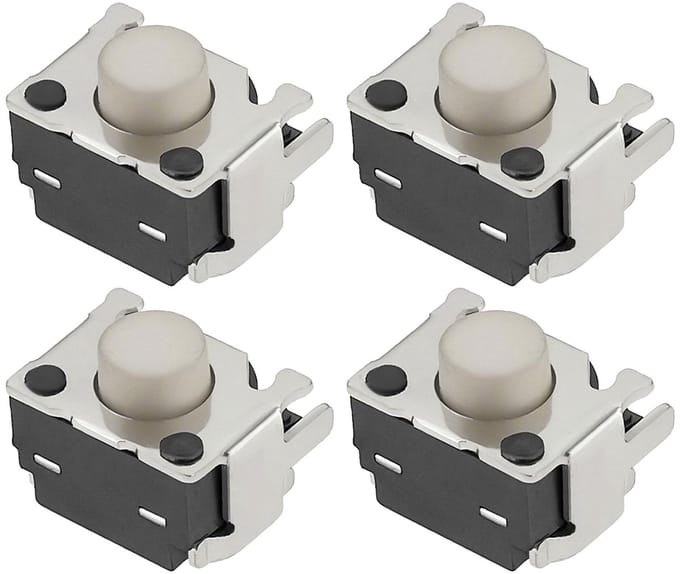 Dailygoods - Set van 4 Micro Schakelaars voor Gaming Controllers