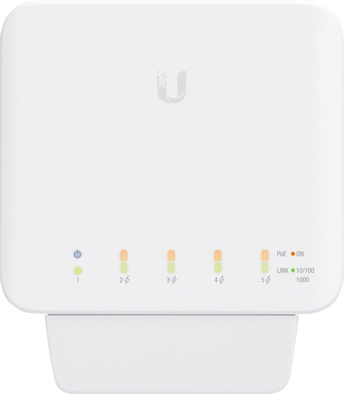 Ubiquiti Networks USW-FLEX UniFi USW-Flex Netwerk switch RJ45 4 + 1 poorten 1 GBit/s PoE-functie
