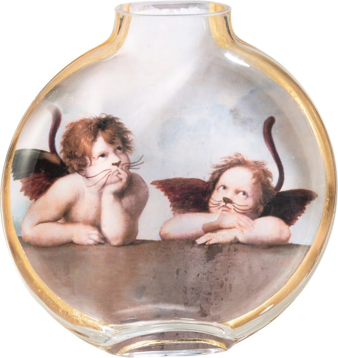 J-Line - Les Chartistes Vaas Geïnspireerd Door De Cherubs Groot - 24.5x5x25cm