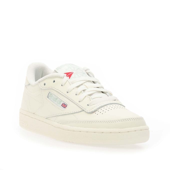 Reebok CLUB C 85 CHALK - CHALK - LGTSAG Dames Sneakers - chalk