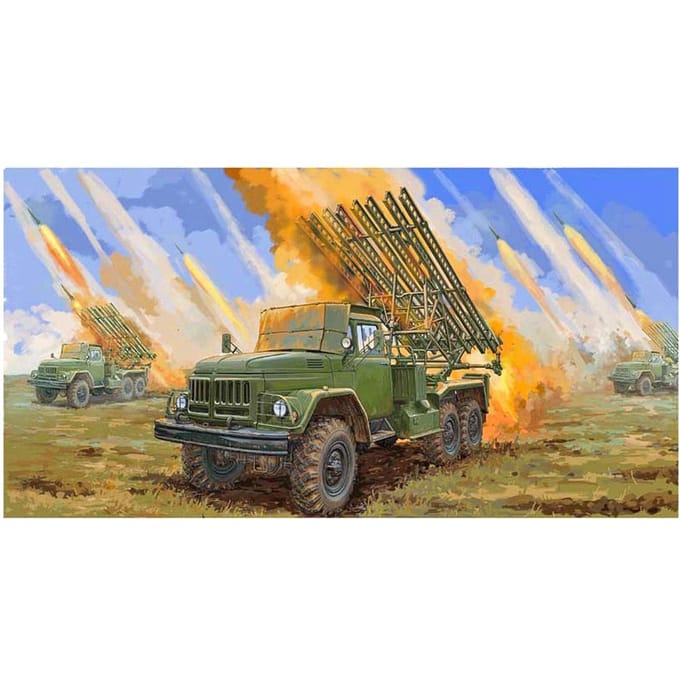 Trumpeter 1/35 Sovjetleger BM-13 Katyusha Plastic Model 01062 beige