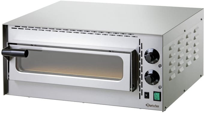 Bartscher Pizza Oven - Mini Plus - RVS - 1x Ø35 cm - 50-400°C - 230V - 575x525x270mm - Horeca Oven