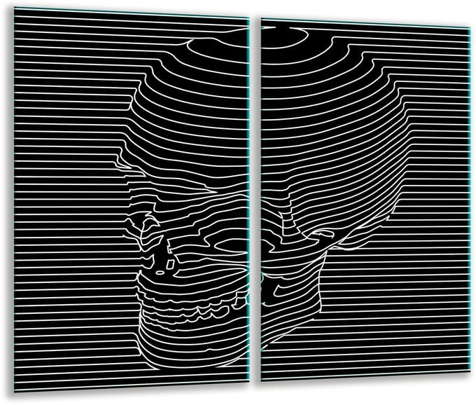 TMK ArtDeko - Snijplank - Zwart - Glas - 30x52 cm