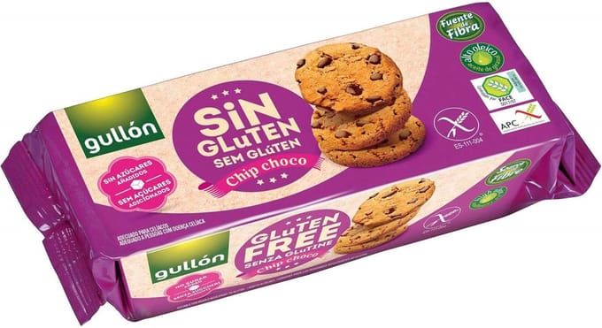Gullon Chocolate chip cookies glutenvrij 130 Gram