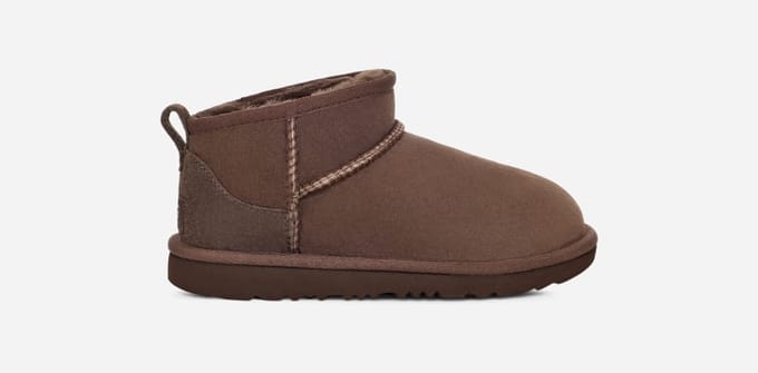 UGG® Classic Ultra Mini for Kids in Brown, Size 13K, Twinface/Polyester/Wool
