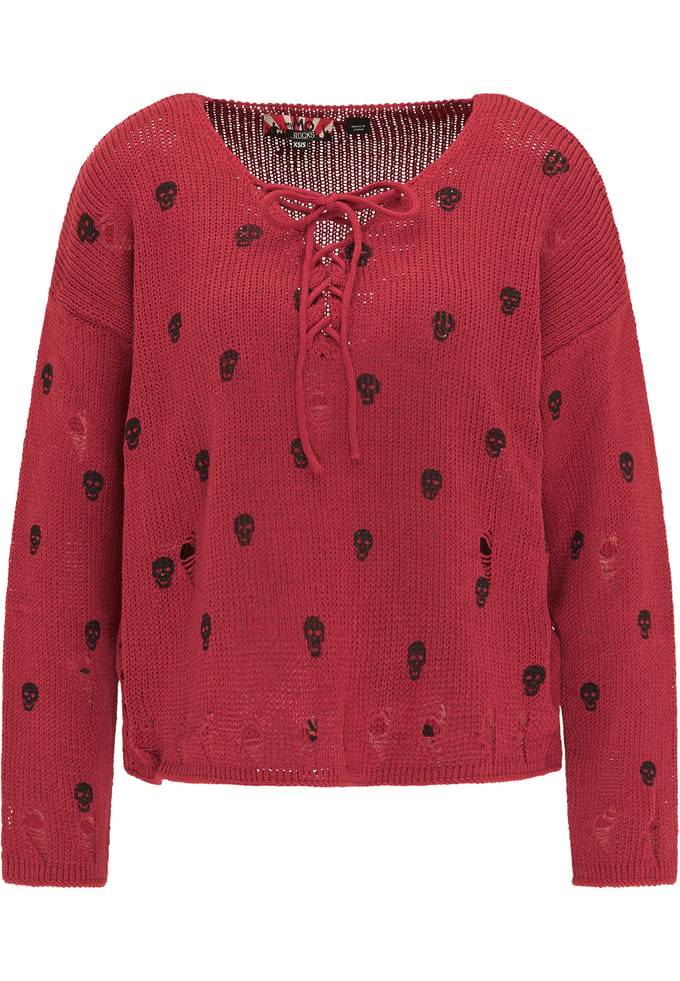 Mymo Jumper Dames donkerrood