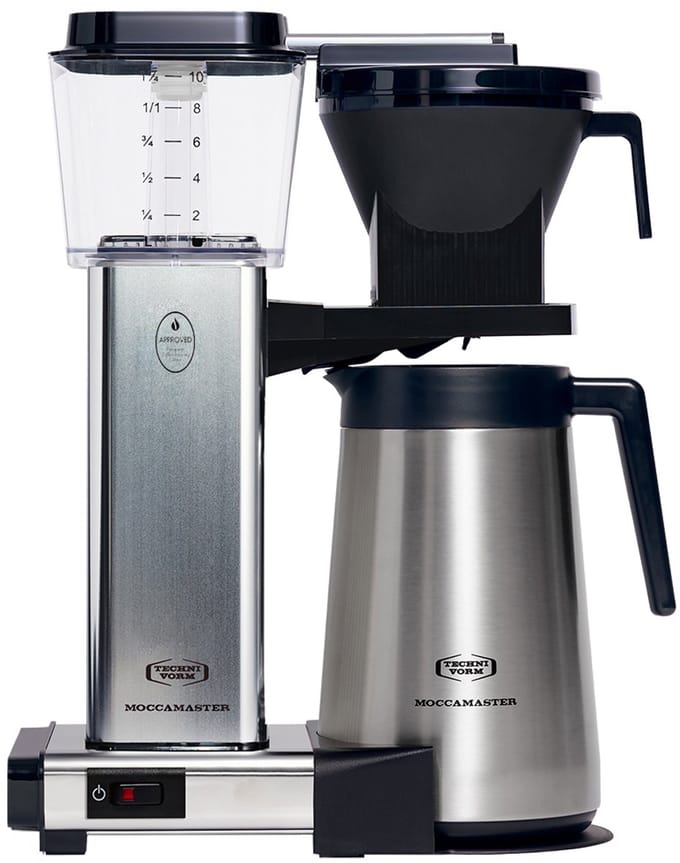 Moccamaster KBGT - Filterkoffiezetapparaat - Polished Silver - 5 jaar garantie