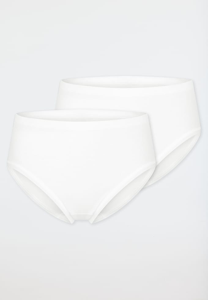 Schiesser Original Classics Dames Slip - 2-pack - Wit - Maat 40