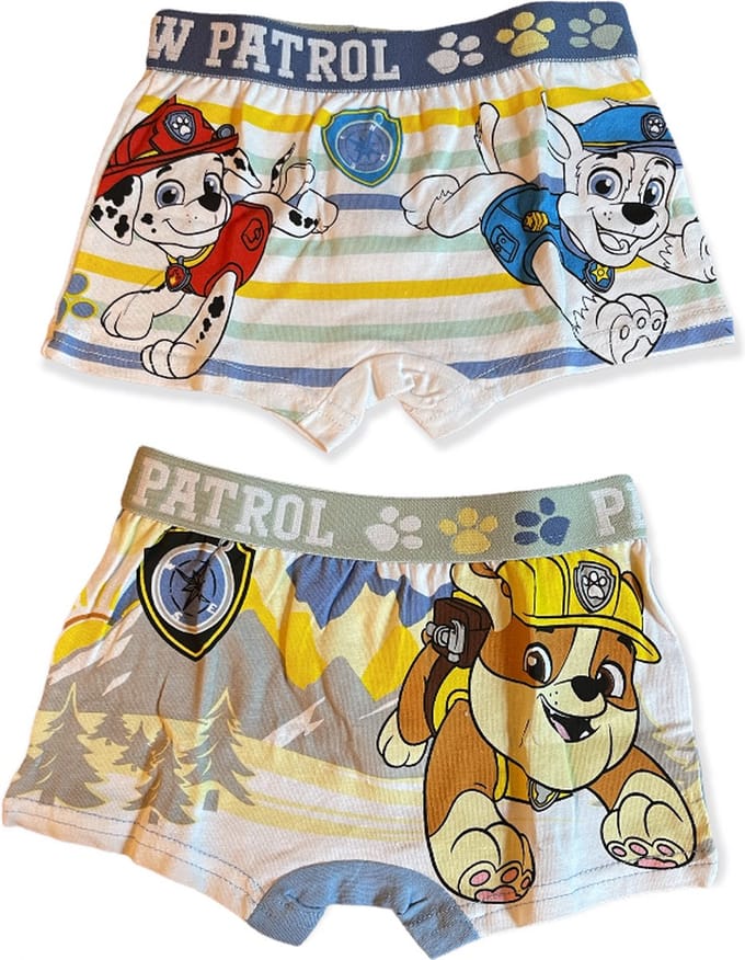 Nickelodeon - Paw Patrol -Organic katoen- Boxershort - 2 stuks -6/8Jaar