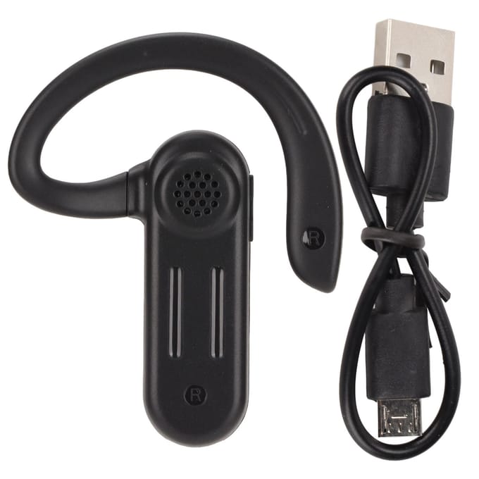 Casque Bluetooth 5.2 Design Oreillette Affichage Numérique LED Écouteurs Sans Fil Bluetooth pour les Affaires