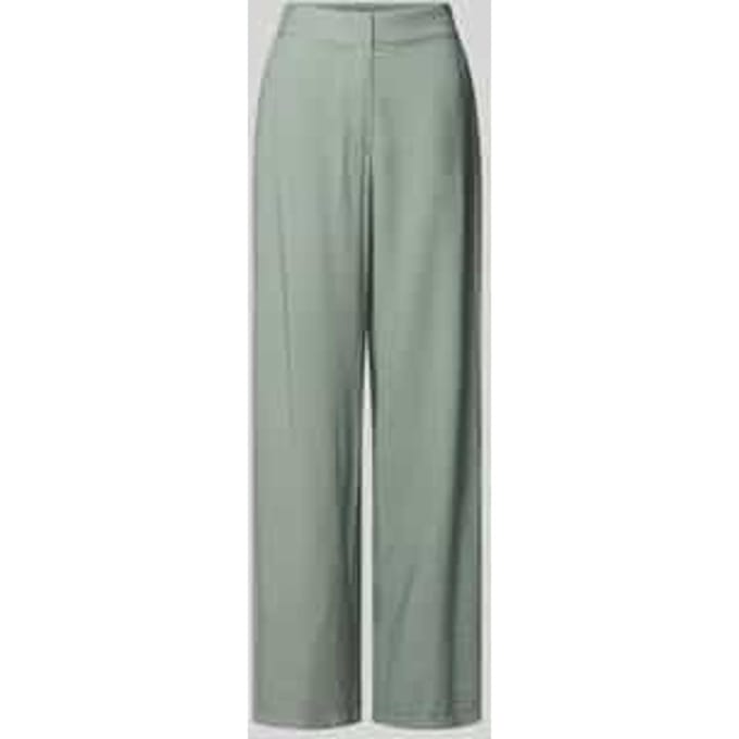 wide fit chino van viscosemix met achterzakken