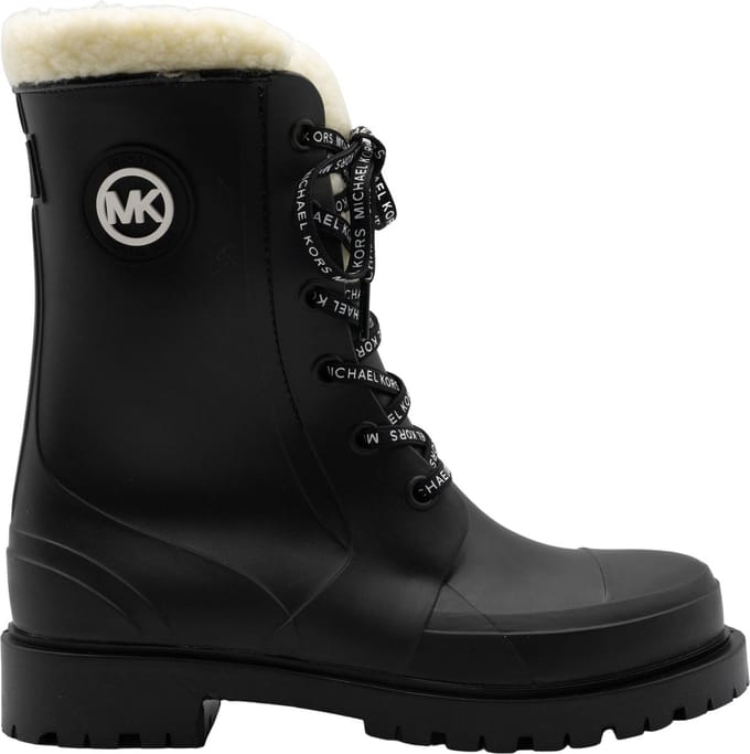 Michael Kors - maat 38.5- Montaigne Rainboot Dames Boots - Zwart