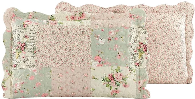 Lavandoux - Kussensloop - Rosebud - 60 x 70 cm - Roze - Set van 2