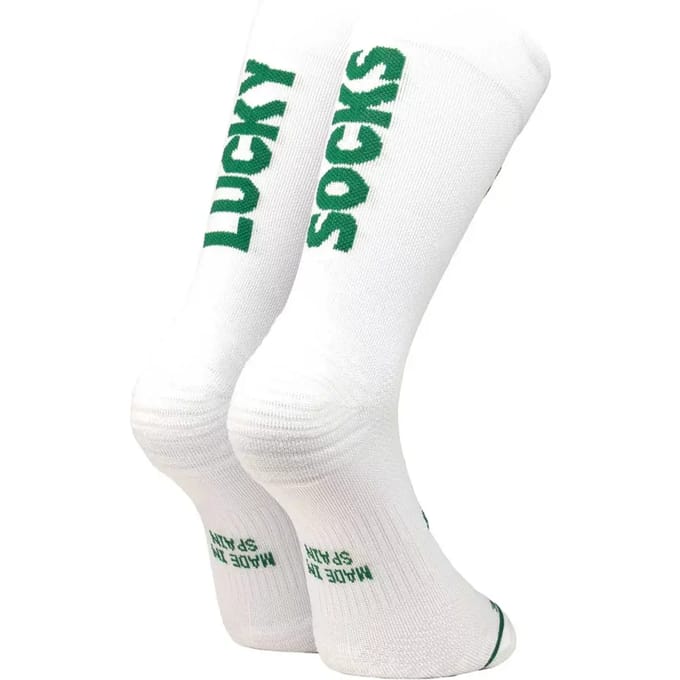 Sporcks Lucky White – Hardloopsokken met compressie en COOLMAX® comfort 38-40