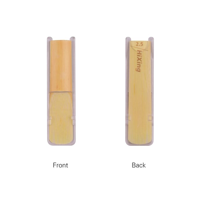 HiXing C Key Mini Pocket Saxofoon Sax ABS Materiaal met Mondstukken 10 stks Riet Draagtas zwart