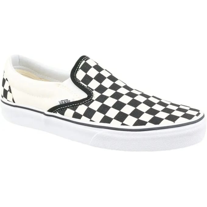 Vans Checkerboard Classic Slip-On Sneaker - Black / Off White