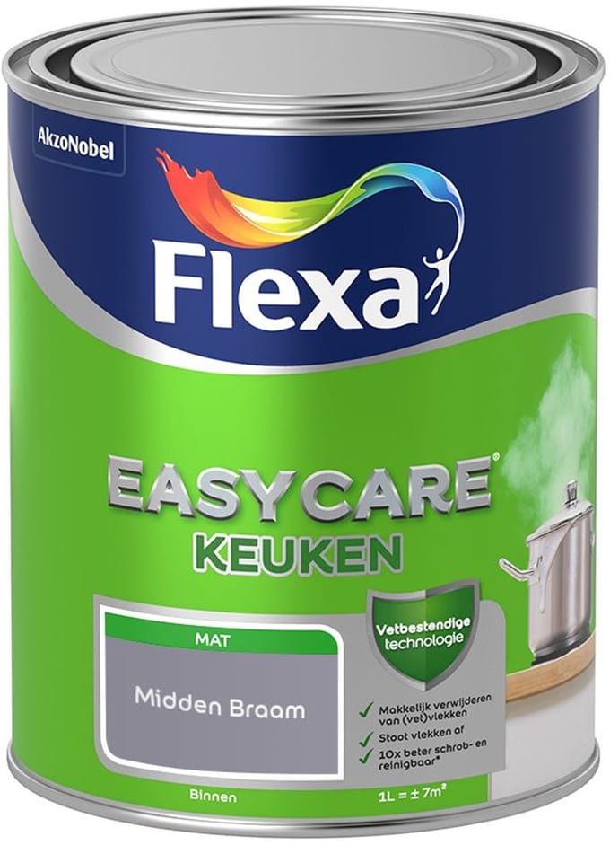 Flexa - Easycare Keuken - Midden Braam - Mengverf - 1 L