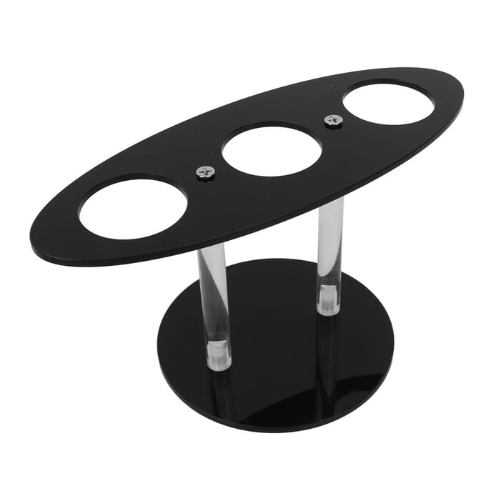IJshoorntjeshouder Standaard Acryl 3 Gaten Handrol Sushi Display Standaard voor Feest Bruiloft white