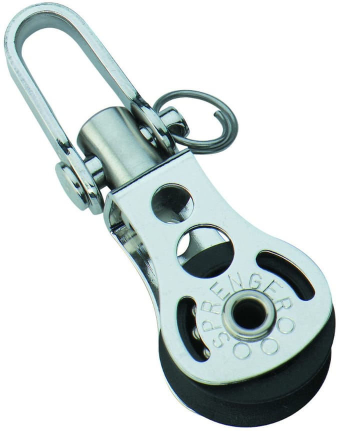 Sprenger Micro XS kogellagerblok, enkele schijf, wartel