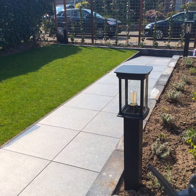 KS Verlichting Buitenlamp Staand Zwart Carlton Terras