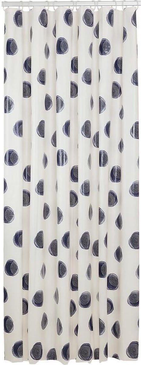 Sealskin Mood - Douchegordijn 180x200 cm - Peva - Blauw / Off-wite