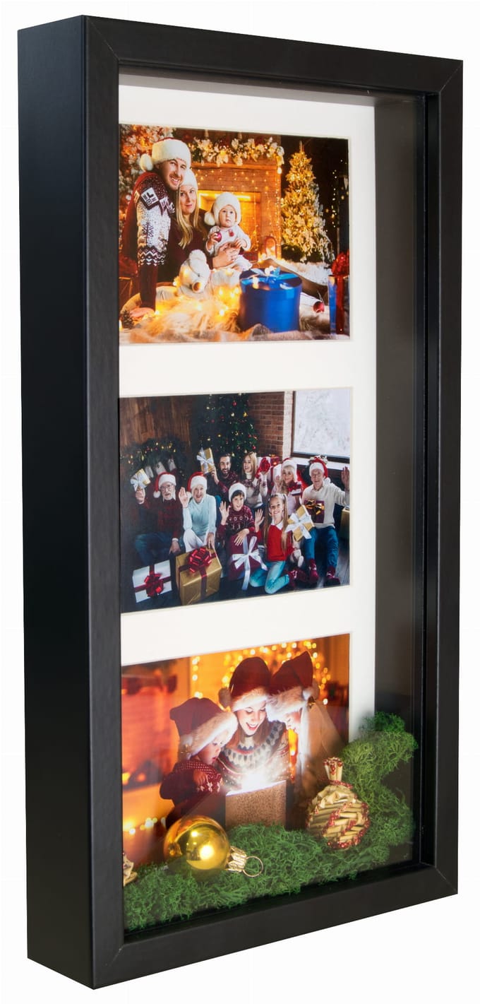 BD Art Serie - 3D Shadow Box Fotolijst - 18x35cm - Zwart