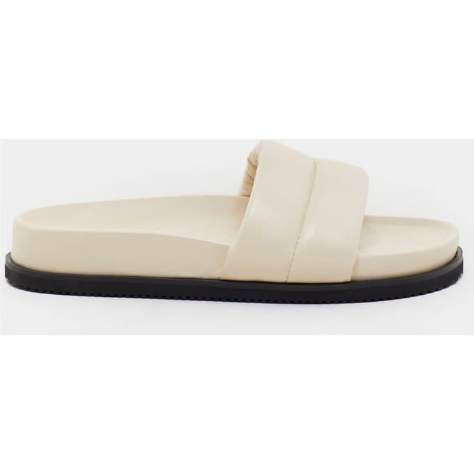 Closed Slipper Sandal Shoes Ecru Größe: 41 | Flip-Flops Outlet | Damen | Braun