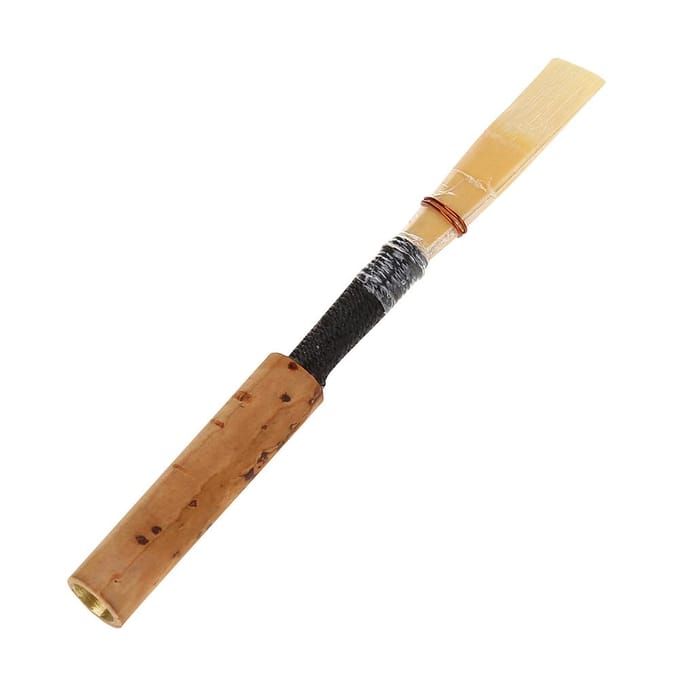 Goede Kwaliteit Hobo Riet Blaasinstrument Vervangingsonderdelen met Transparante Koker(5 stuks) gray