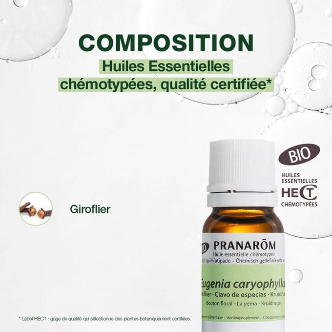 Pranarôm Essentiële Olie Kruidnagel | Oraal comfort 10 Etherische olie