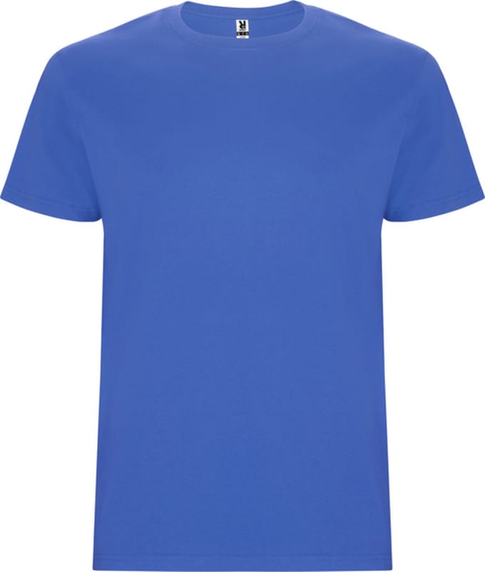 4 Pack T-shirts unisex met korte mouwen, 190 gram 'Stafford' Riviera Blue - L