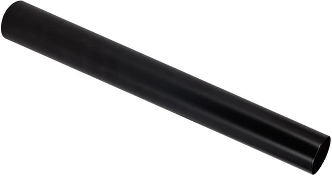 Sanivesk muurbuis - Ø 32 mm - mat zwart - messing - 30 cm lang