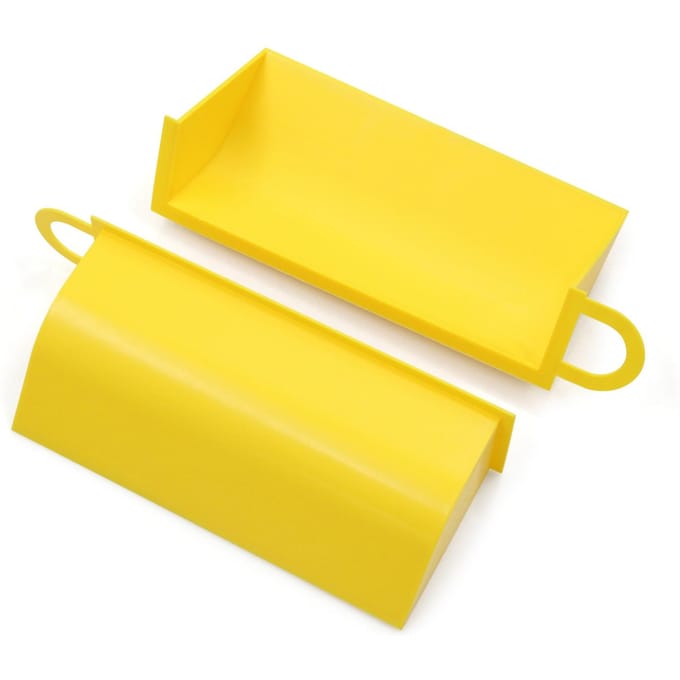 Luchtinlaatscheppen, 2 stuks Dynamische koudeluchtinlaatsystemen Vervanging voor BMW E90 E91 E92 E93 (Blauw) geel