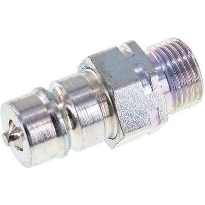 Stalen DN 10 Hydraulische Koppeling Insteeknippel 10 mm S Knelring ISO 7241-1 A/8434-1 D 17.3mm