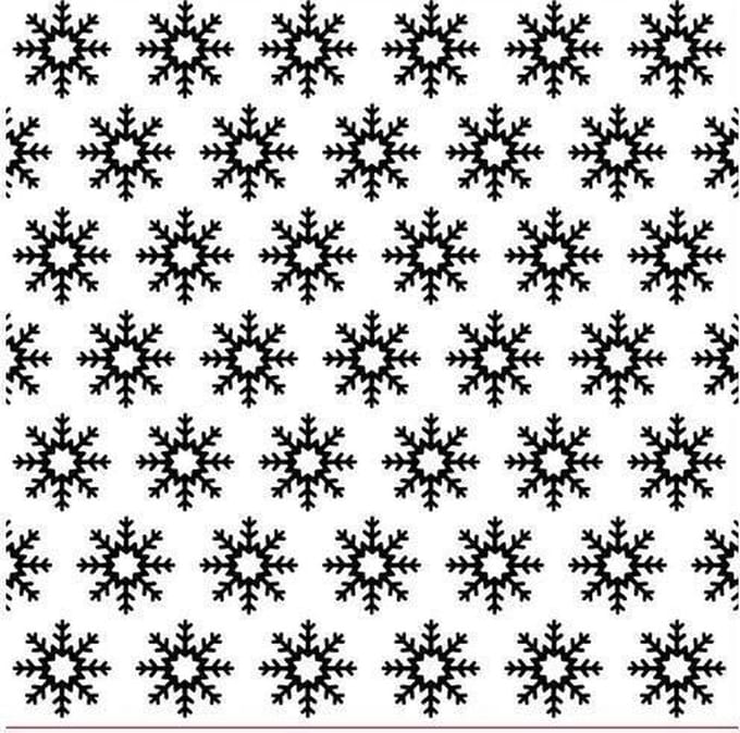 EEB005 Background Embossingfolder sneeuwvlokken, snowflakes Nellie Snellen
