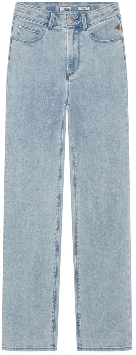 Indian Blue Jeans - Wide Straight Fit Fancy - Used Light Denim - Maat 122