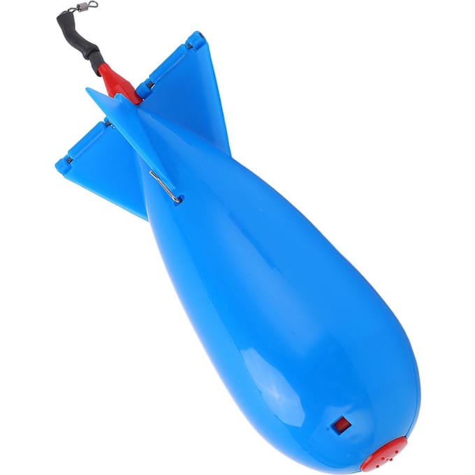 Aaswerper Karper Voeder Grote Bom Dobber Lokaas Houder Visserij Voeder Nestelgereedschap Blue blauw