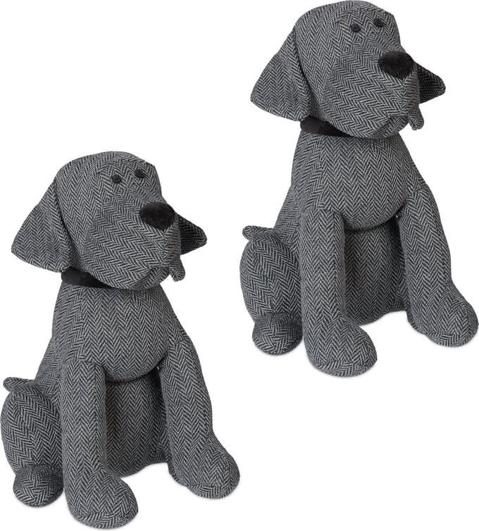 2x deurstopper hond - deurstop - deurbuffer - dier - kinderen - stof