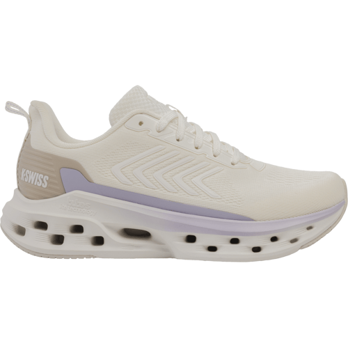 K-Swiss Melrose Tubes Lite Dames Sneaker Kleur: Wit / Paars / Licht Grijs,Maat: 37