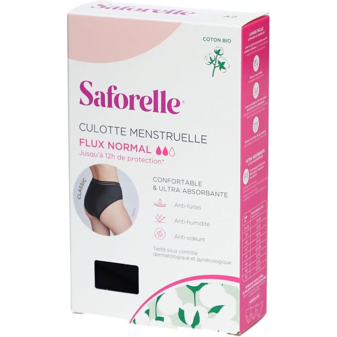 Saforelle Menstruatieslip Normale Vloed 42 - 1 stuk