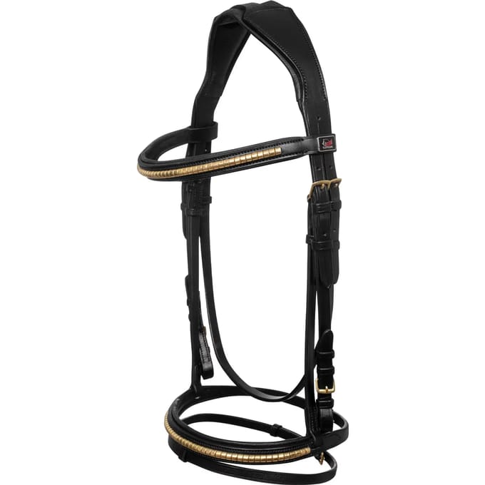 Anatomische rubberen hoofdstel voor paard. Supreme