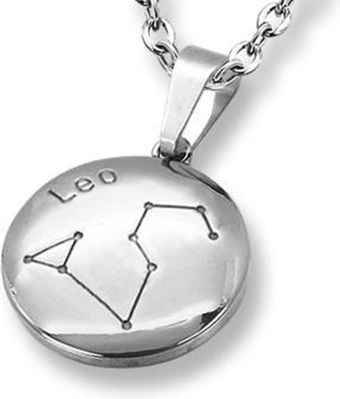 Amanto Ketting Leeuw - 316L Staal - Horoscoop - ∅25mm - 60cm
