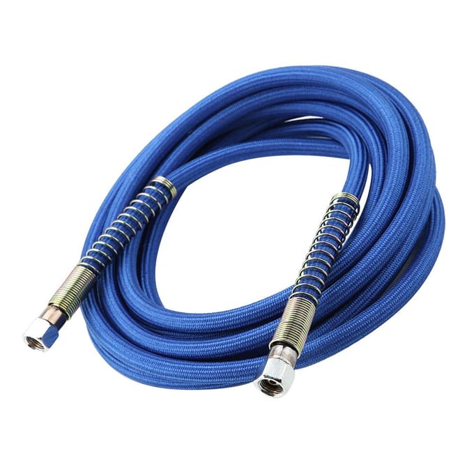5m IJzer Siliconen Rubber Stoombuis Ketels Hogedruk Stoomslang 4MPa blue
