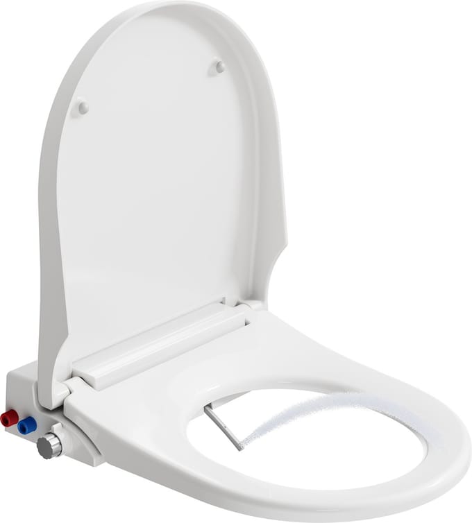 HOROW Douche WC Zitting met Bidetfunctie & Softclose – Geen elektriciteit – Glans Wit