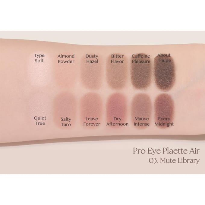 [CLIO] Pro Eye Palette Lucht (03 Bibliotheek dempen) gray