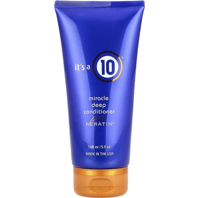 C'est un 10, Après-shampoing profond Miracle, Plus Kératine®, 5 fl oz (148 ml) blue