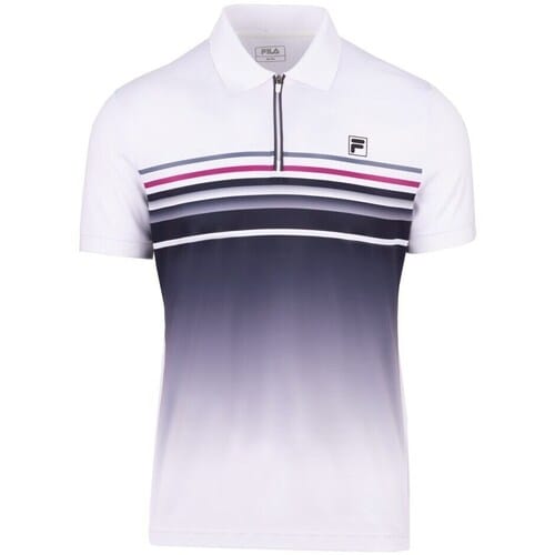 Fila Diego - Poloshirt - Wit/Grijs - XXL